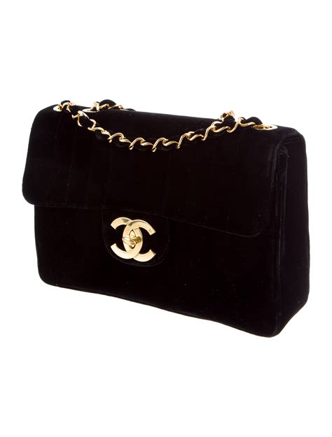 brown velvet chanel bag|chanel velvet flap bag.